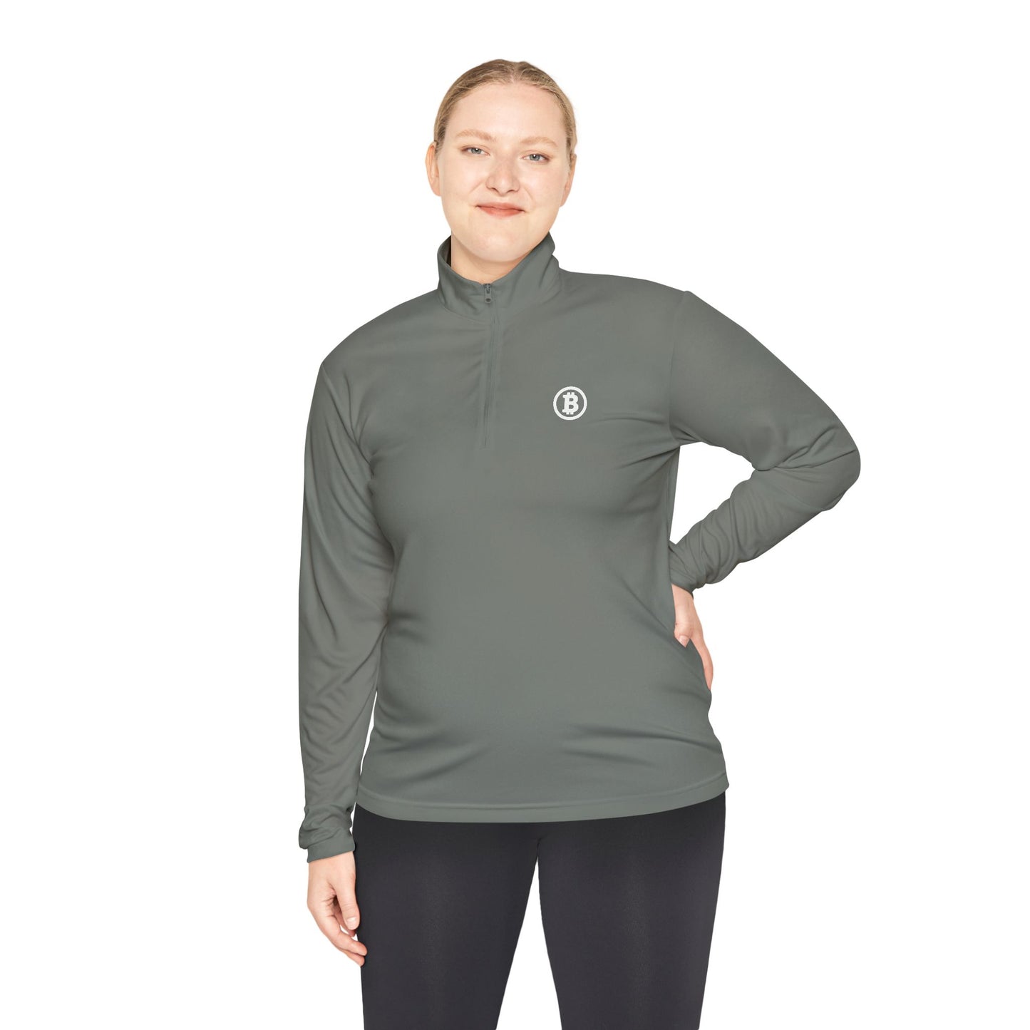 Bitcoin Quarter-Zip Pullover