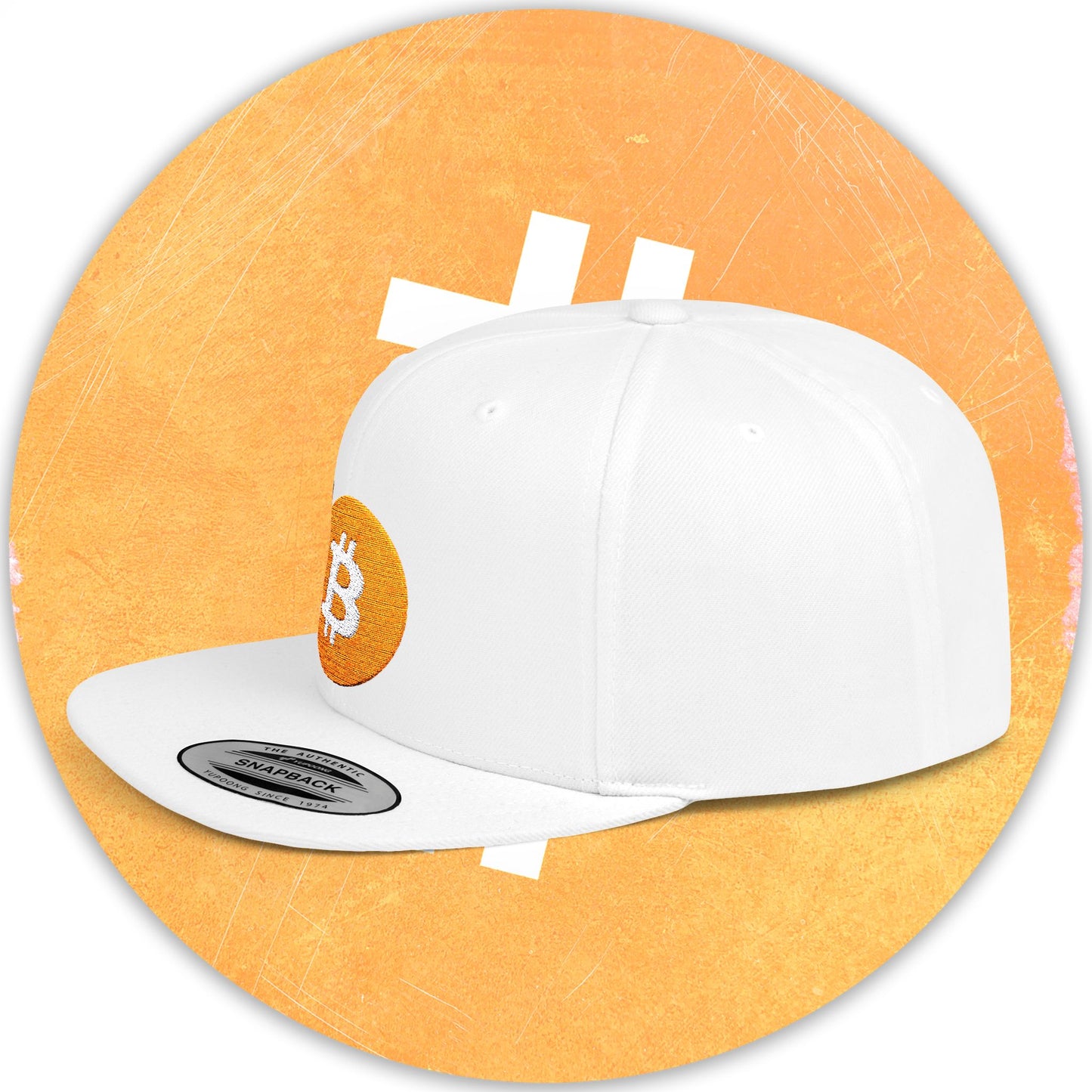 Bitcoin Stitched Snapback Hat