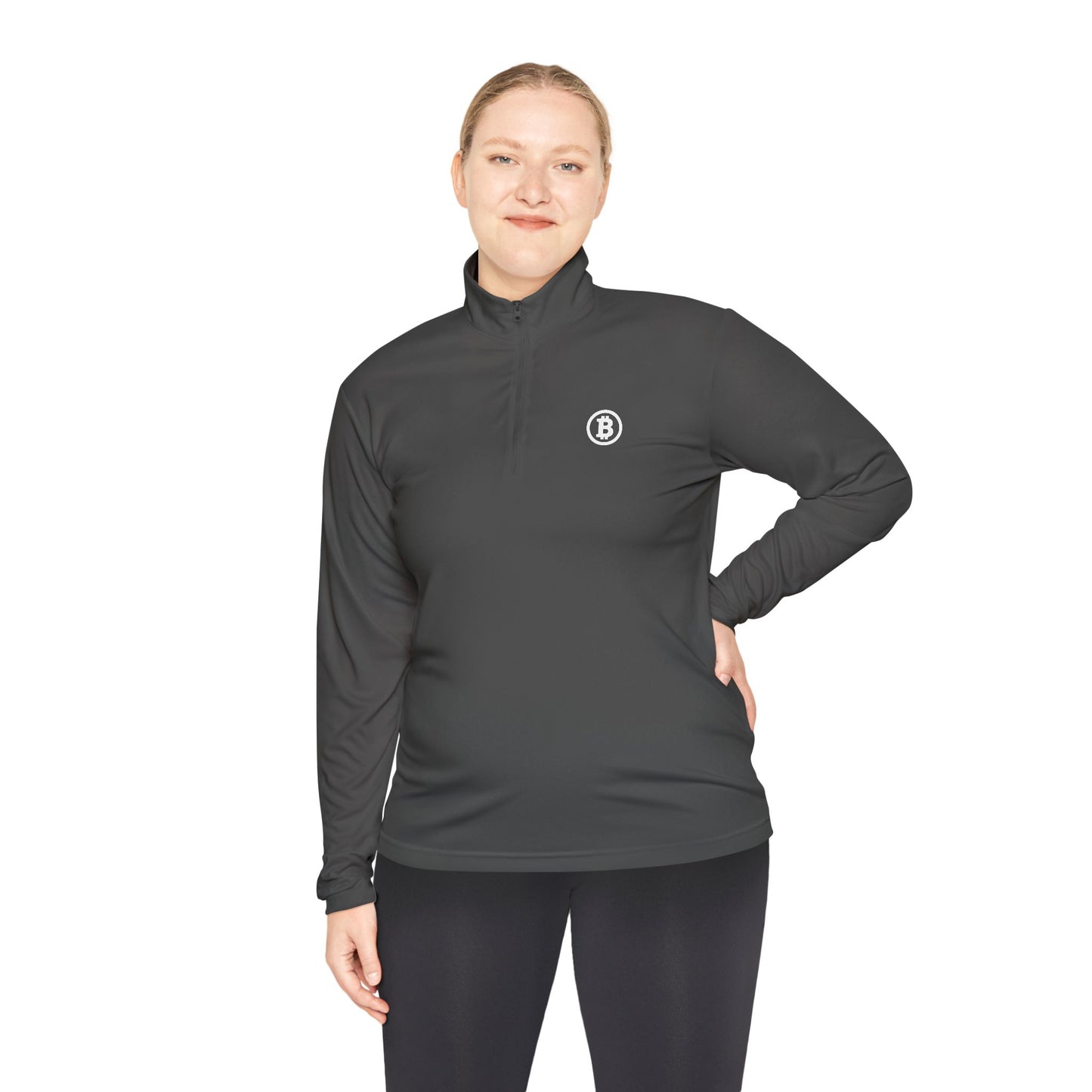 Bitcoin Quarter-Zip Pullover