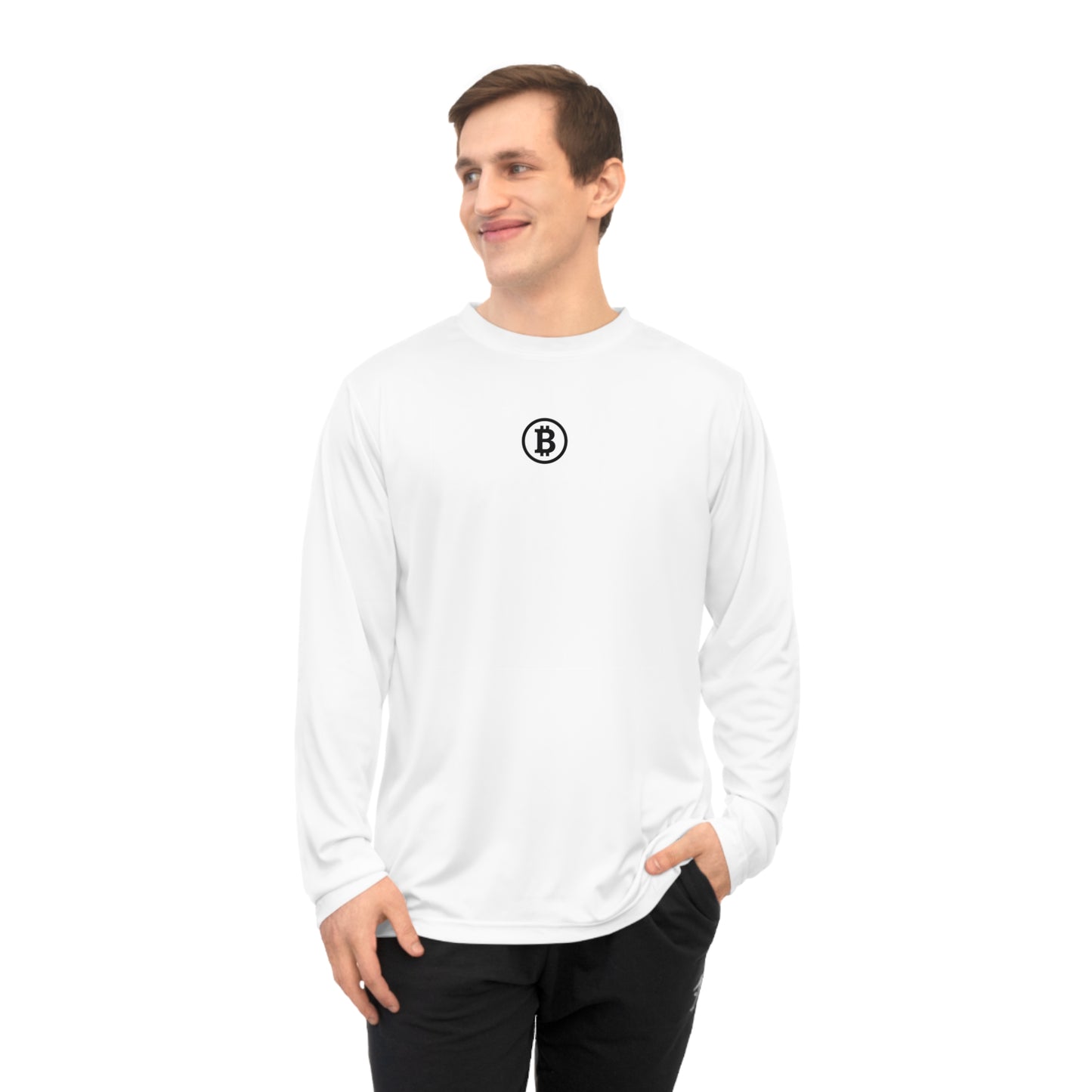 Bitcoin Moisture Wicking Long-Sleeve Tee