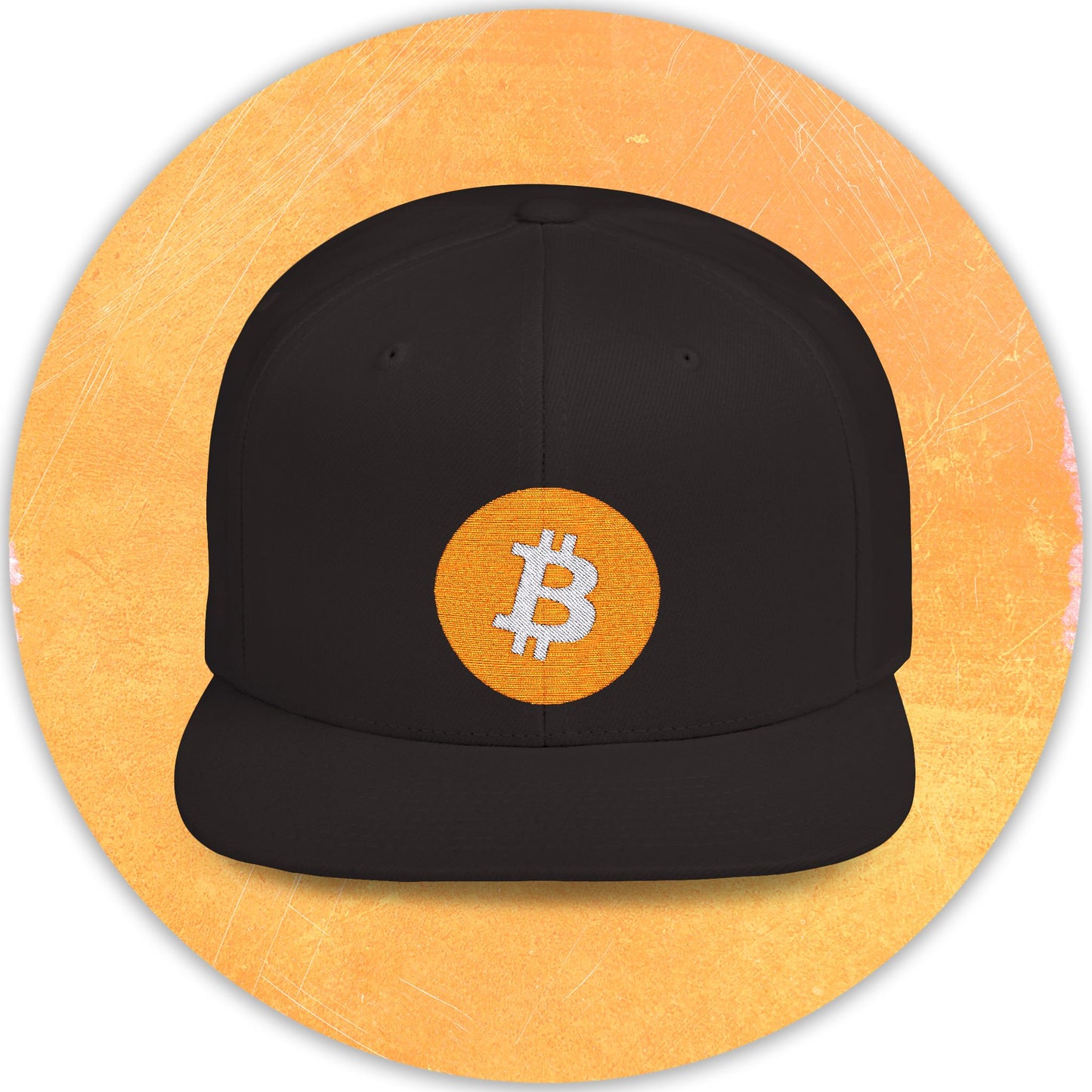 Bitcoin Stitched Snapback Hat