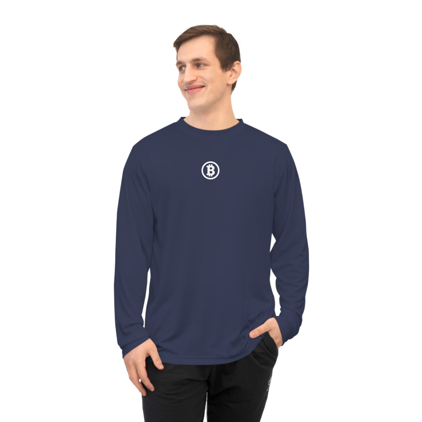 Bitcoin Moisture Wicking Long-Sleeve Tee