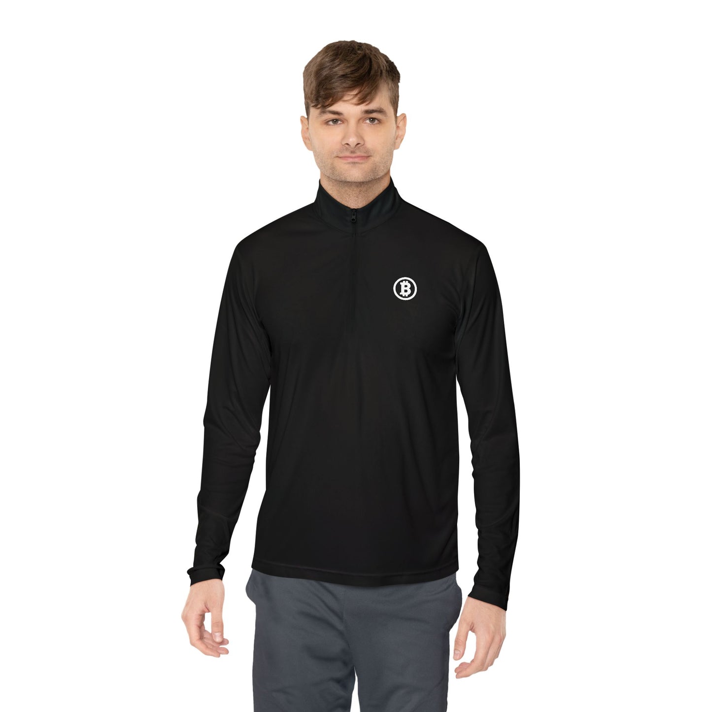 Bitcoin Quarter-Zip Pullover