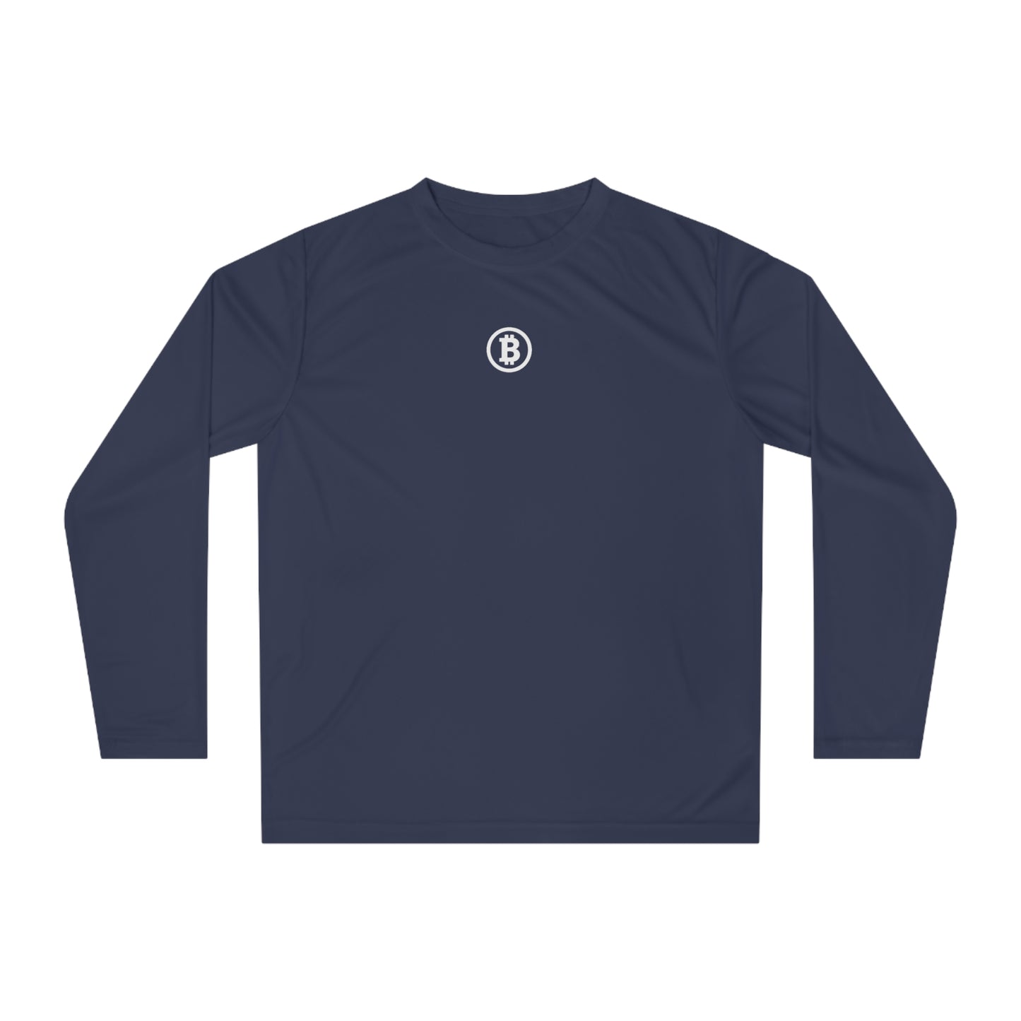 Bitcoin Moisture Wicking Long-Sleeve Tee