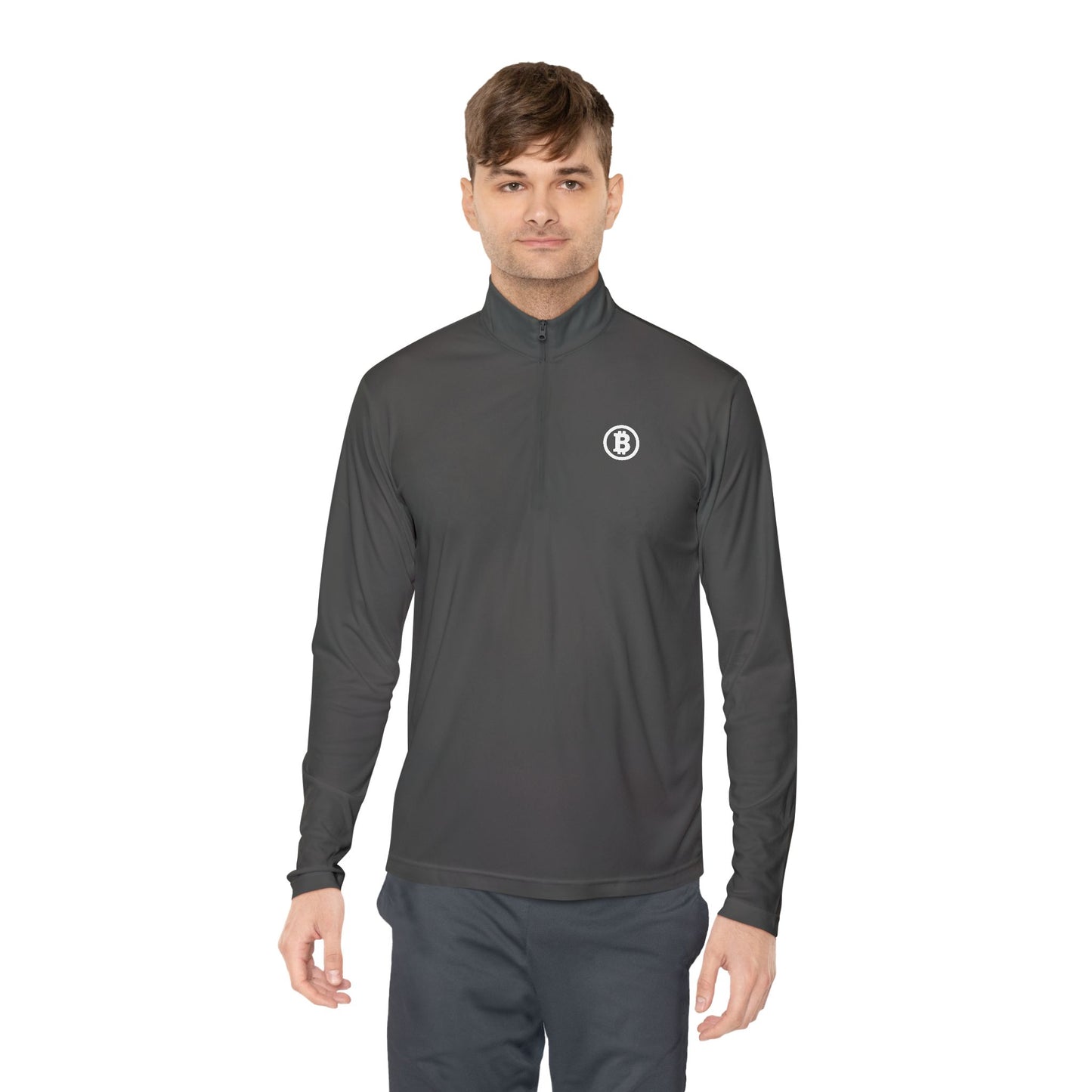 Bitcoin Quarter-Zip Pullover