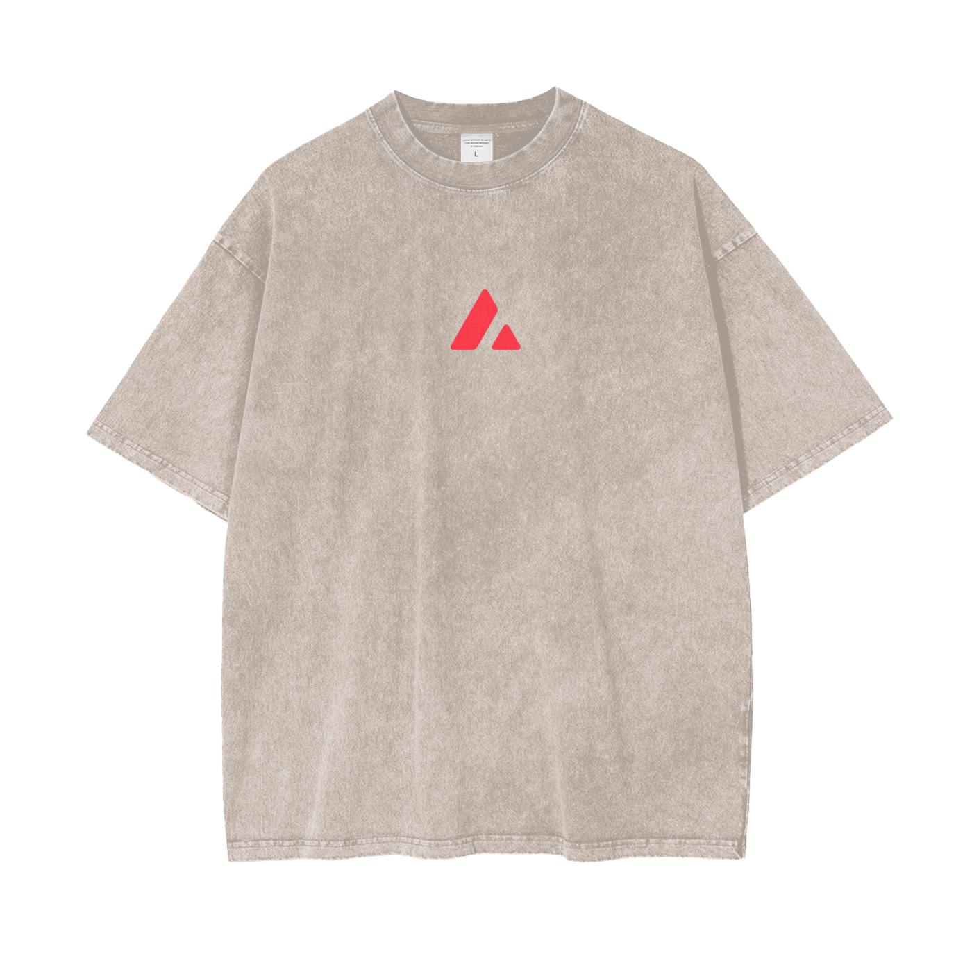 Avalanche,AVAX,T-Shirt,T-Shirts,Acid Wash Tee,Oversize,Snow Wash