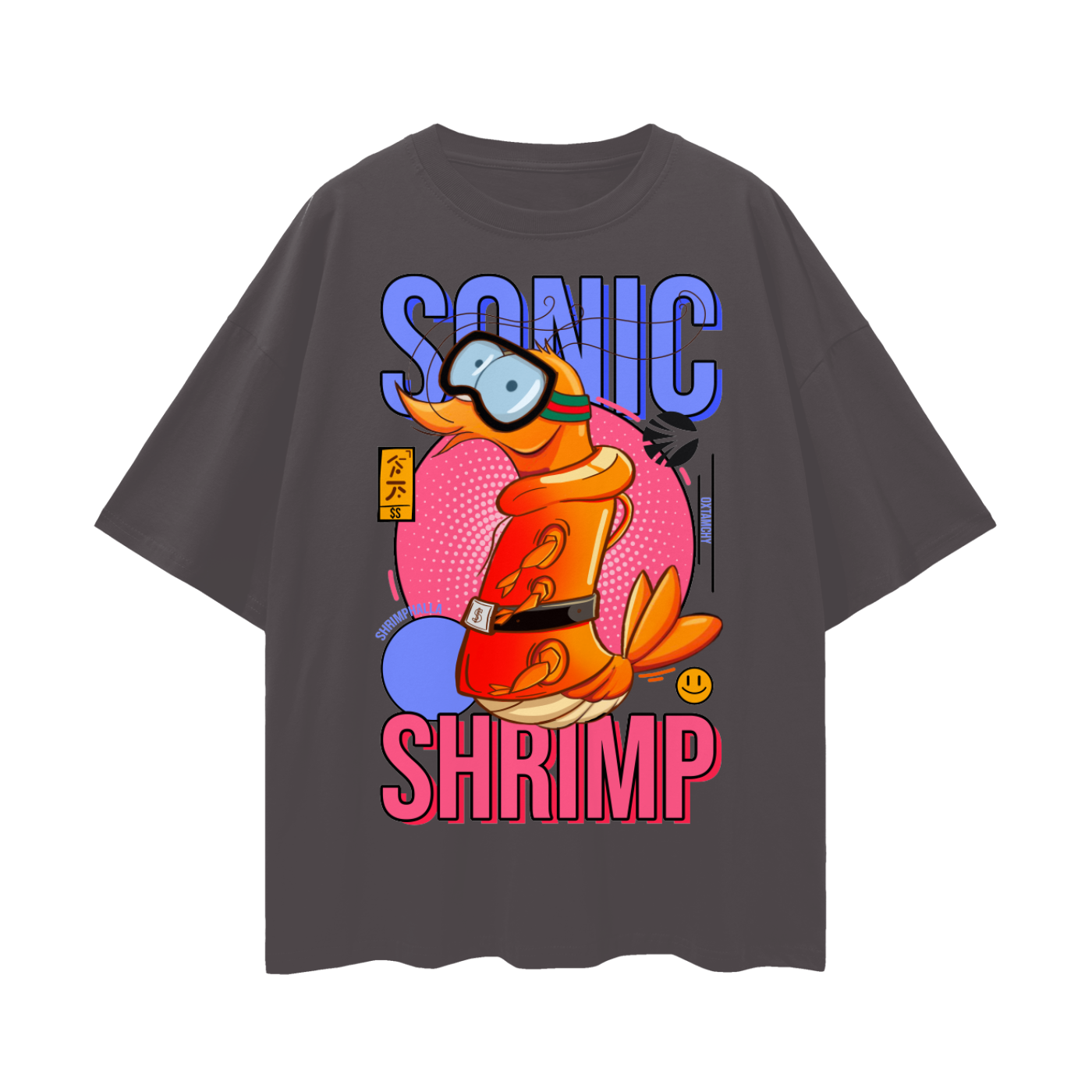 SONIC,SONIC SHRIMP,SHRIMP,t-shirt,t-shirts,drop shoulder tee,drop shoulder,oversize,graphic tee