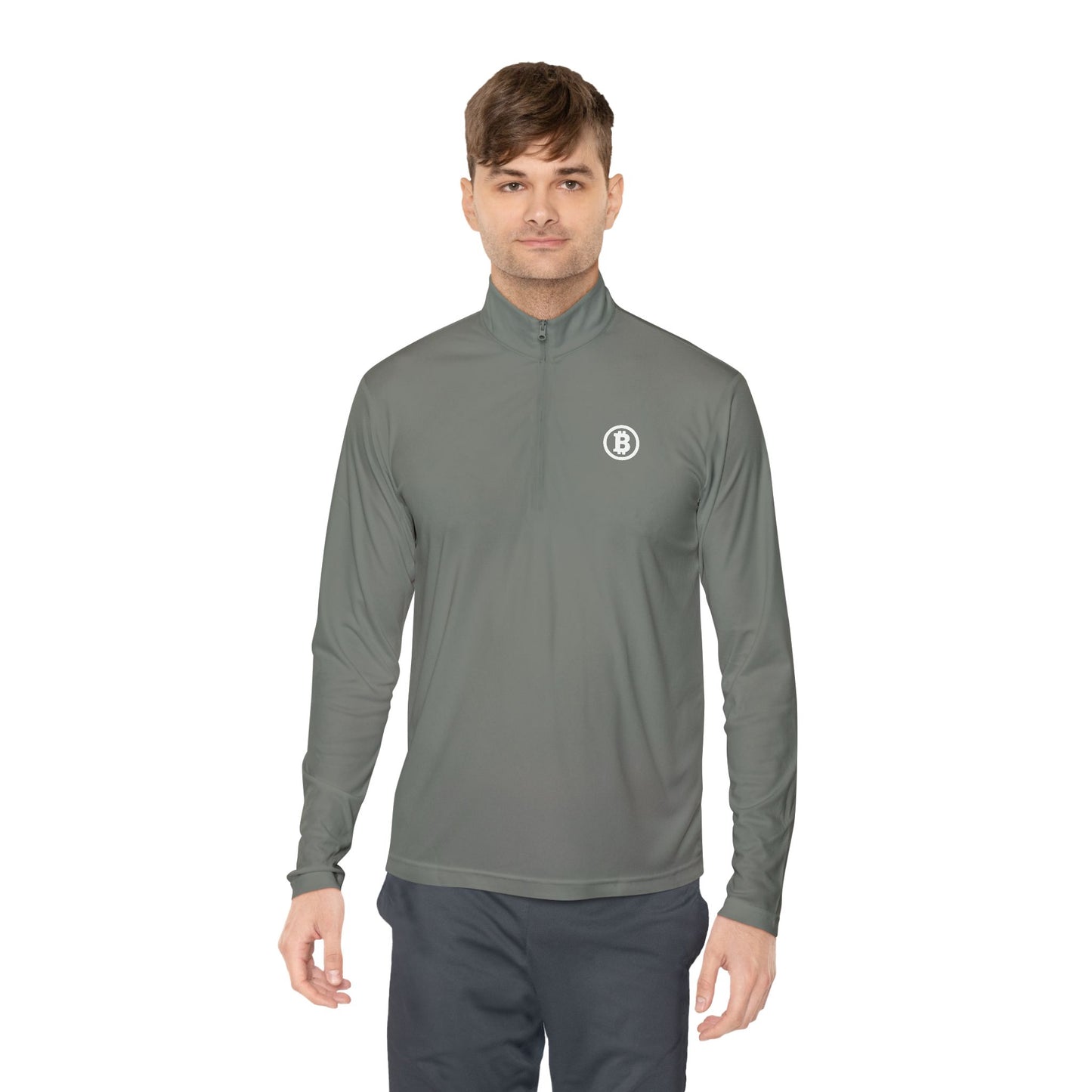 Bitcoin Quarter-Zip Pullover