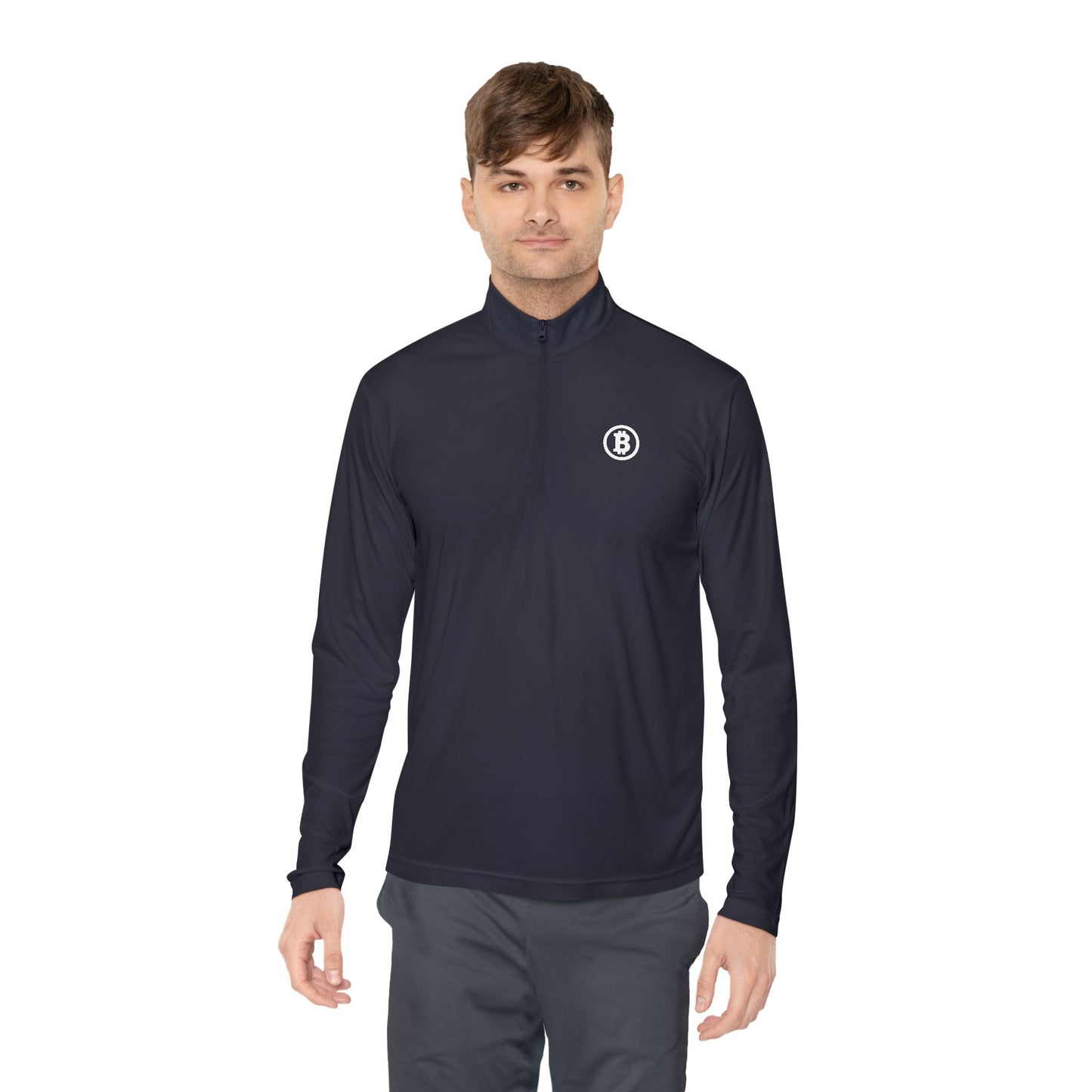 Bitcoin Quarter-Zip Pullover