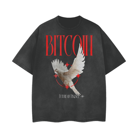 bitcoin,btc,graphic,vintage frayed,loose,vintage wash