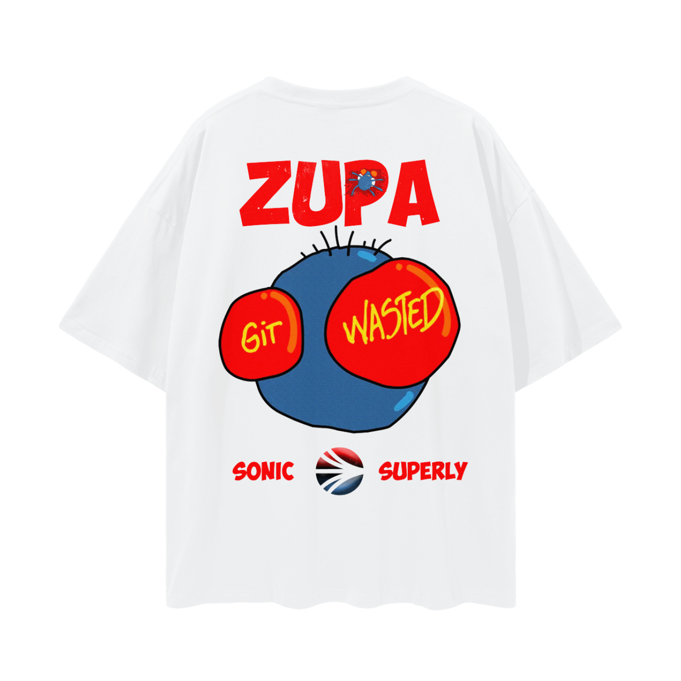 SONIC,ZUPA,$S,Super Fly,T-Shirts,t-shirt,graphic tee,oversize,drop shoulder tee,drop-shoulder tee