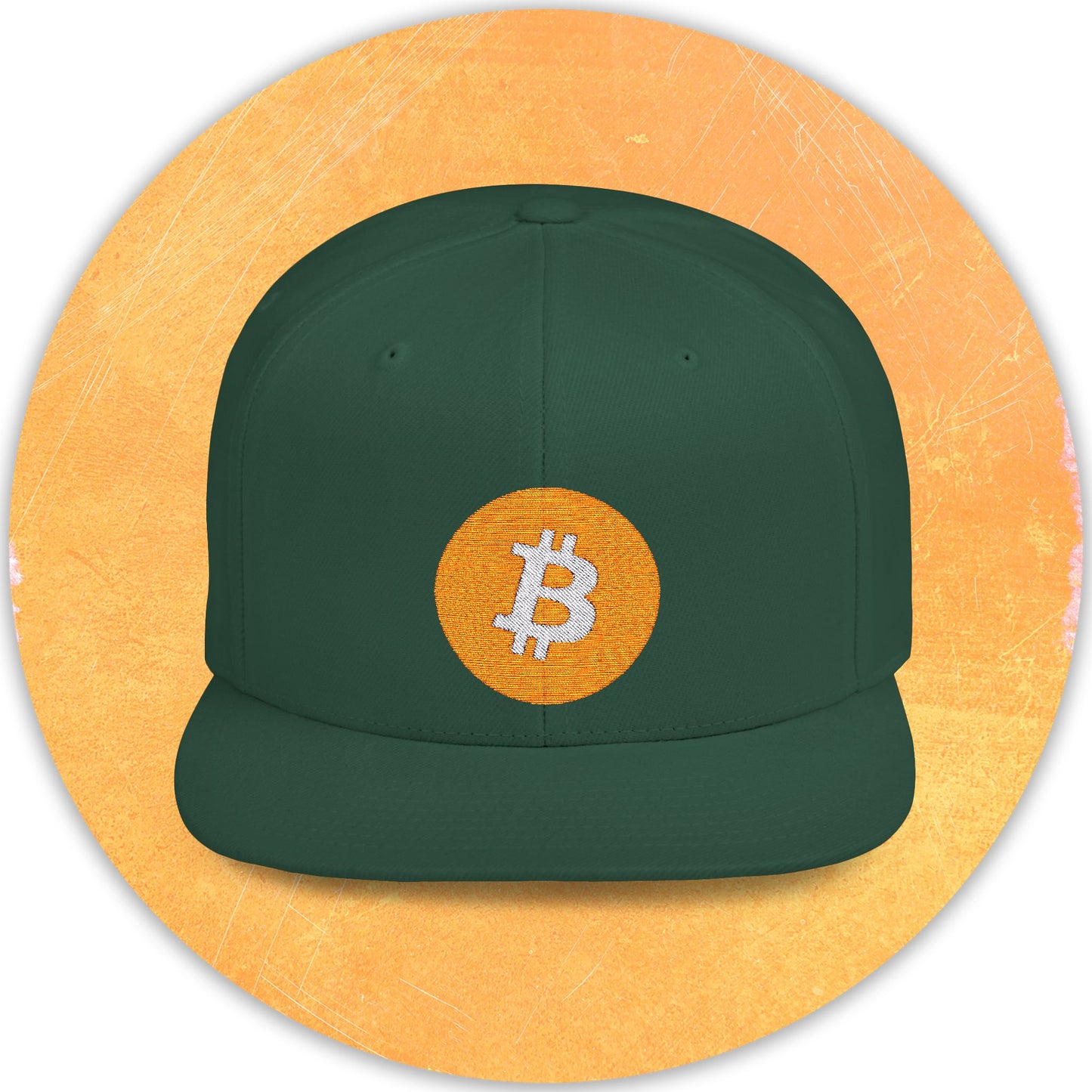 Bitcoin Stitched Snapback Hat
