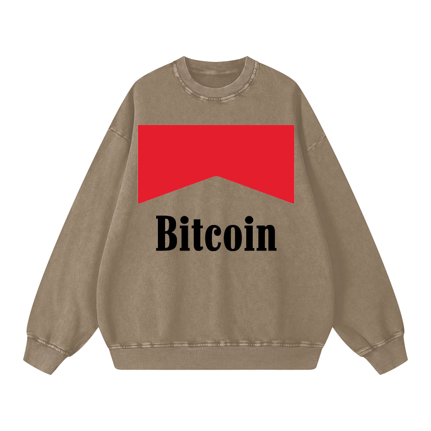 Sweatshirt,Bitcoin Sweatshirt,Sweater,Oversized,Acid Wash,Vintage,Graphic,BTC,Bitcoin