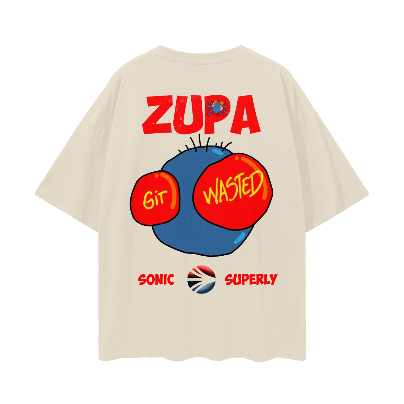 SONIC,ZUPA,$S,Super Fly,T-Shirts,t-shirt,graphic tee,oversize,drop shoulder tee,drop-shoulder tee