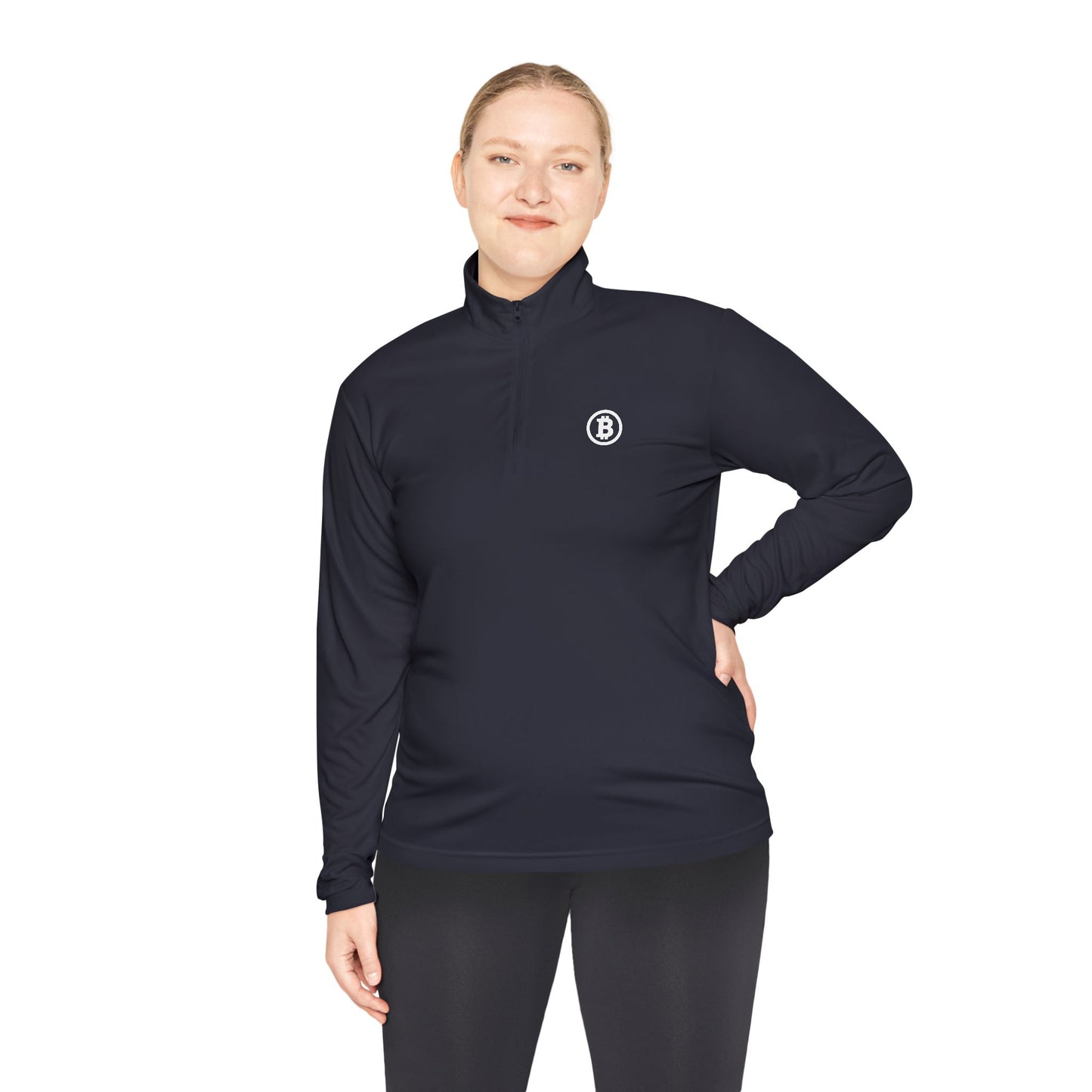 Bitcoin Quarter-Zip Pullover