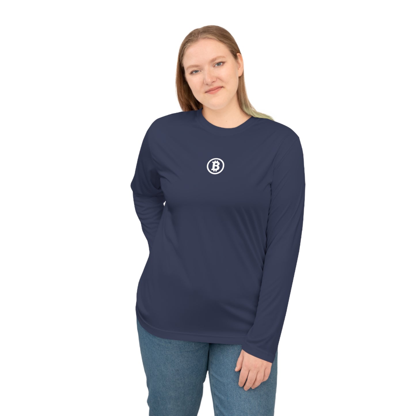 Bitcoin Moisture Wicking Long-Sleeve Tee