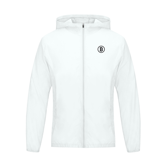 Bitcoin,BTC,Track Jacket,Activewear,Sportswear, Men's Track Jacket - Lightweight and Hooded Design for Active Lifestyles