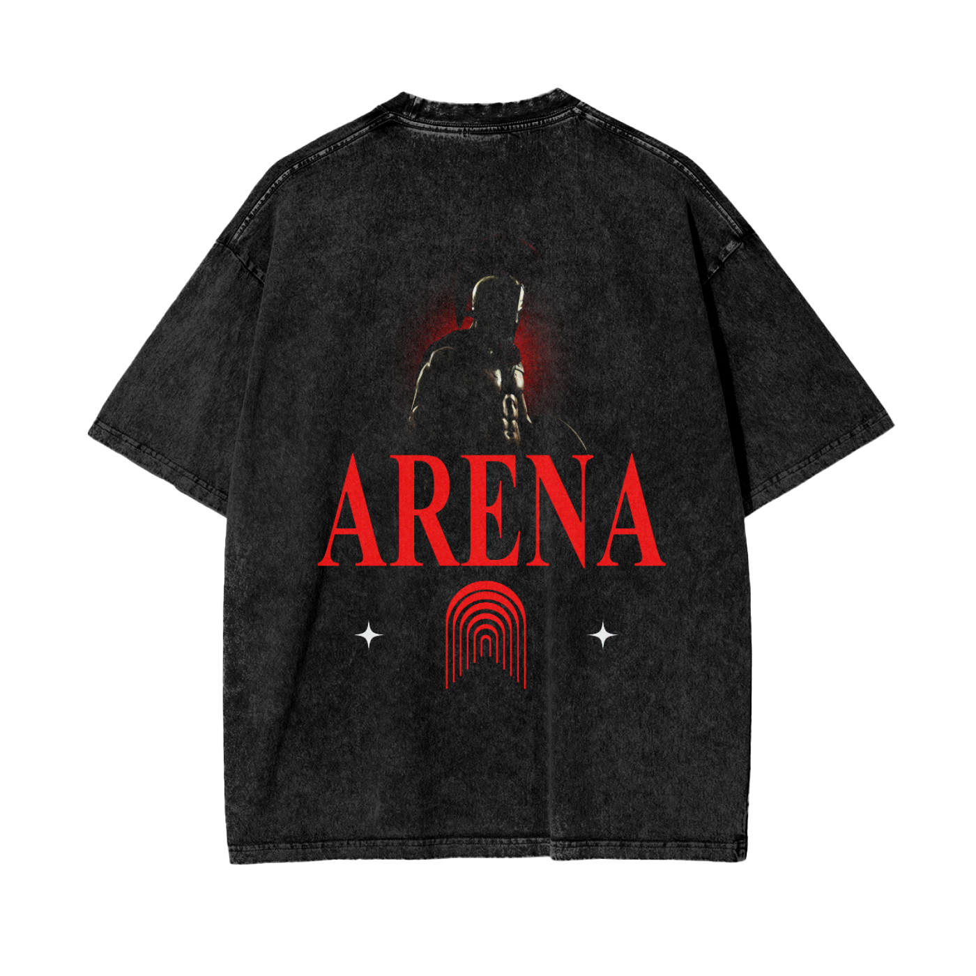 ARENA,$ARENA,t-Shirt,Graphic Tee,T-Shirts,Graphic,Snow Wash,Vintage,Loose,acid wash tee