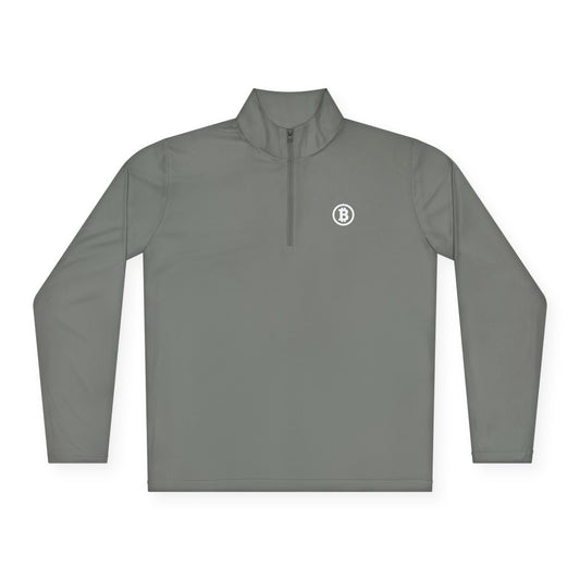 Bitcoin,pullover quarter zip