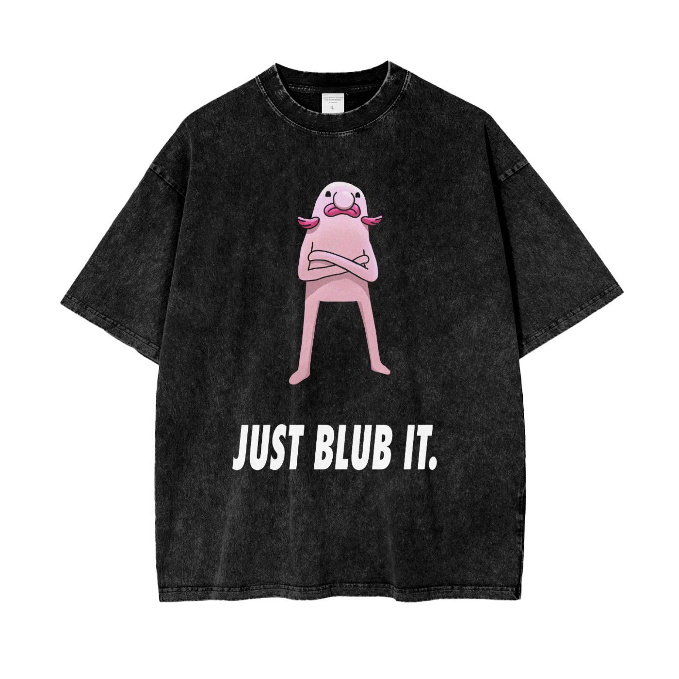 BLUB,BLOB,T-shirt,t-shirts,acid wash tee,snow wash,graphic tee