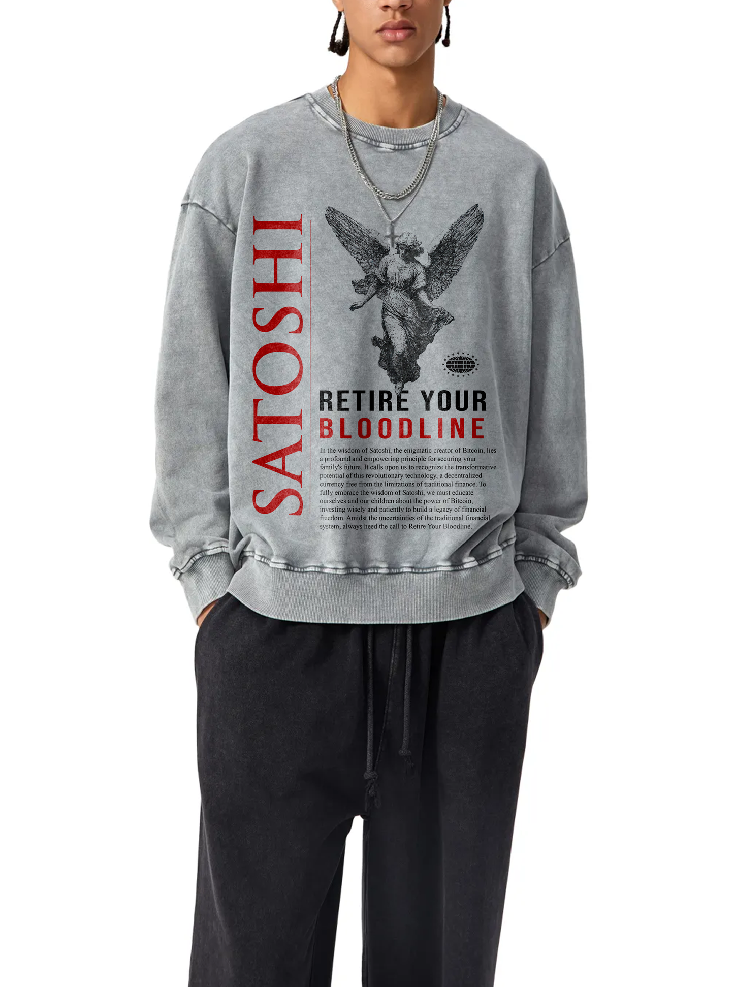 Satoshi Oversize Sweatshirt