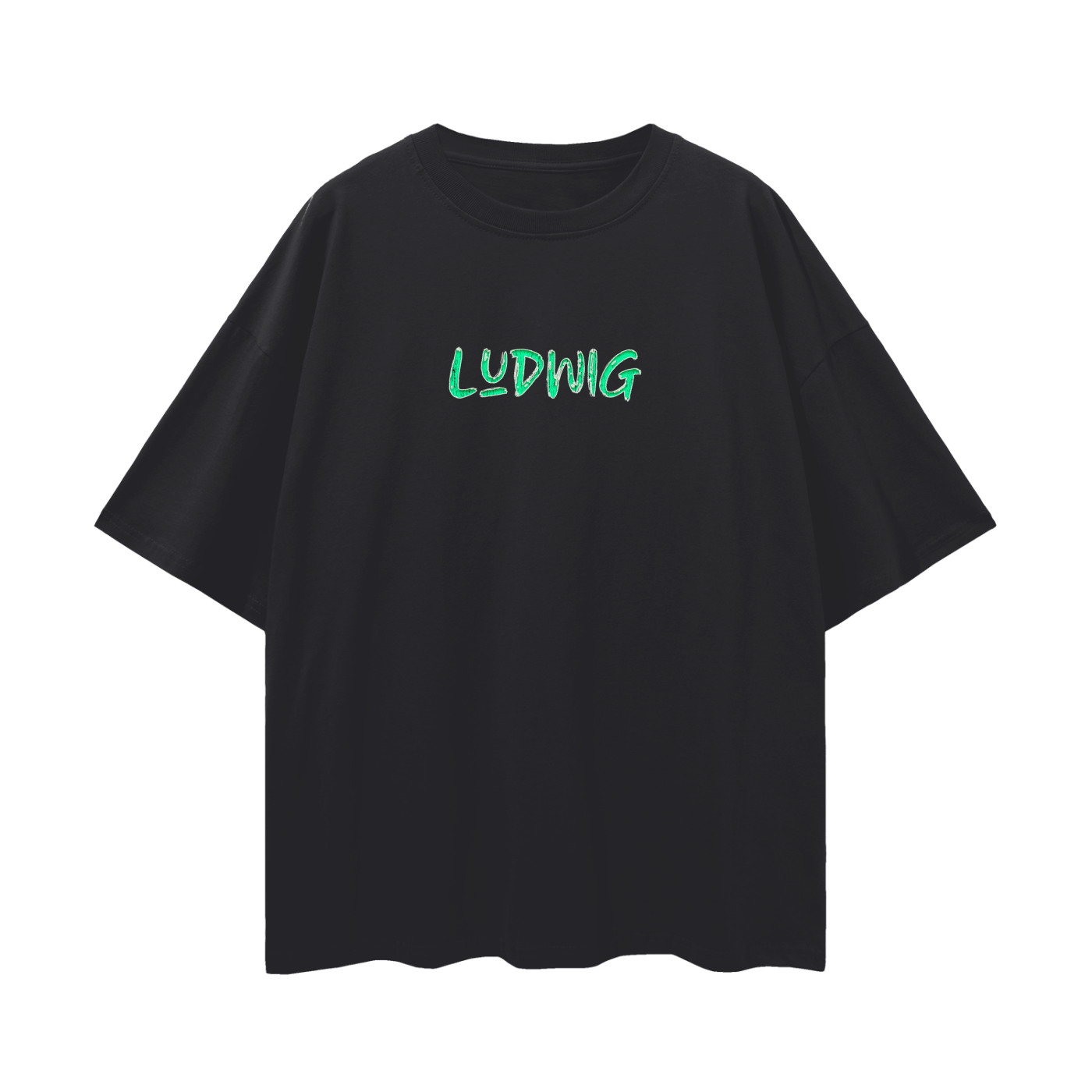 LUDWIG,$LUDWIG,STREETWEAR,Graphic Tee,T-Shirts,T-Shirt,Drop Shoulder Tee