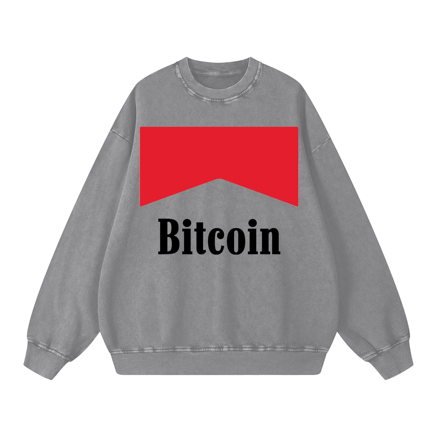Sweatshirt,Bitcoin Sweatshirt,Sweater,Oversized,Acid Wash,Vintage,Graphic,BTC,Bitcoin