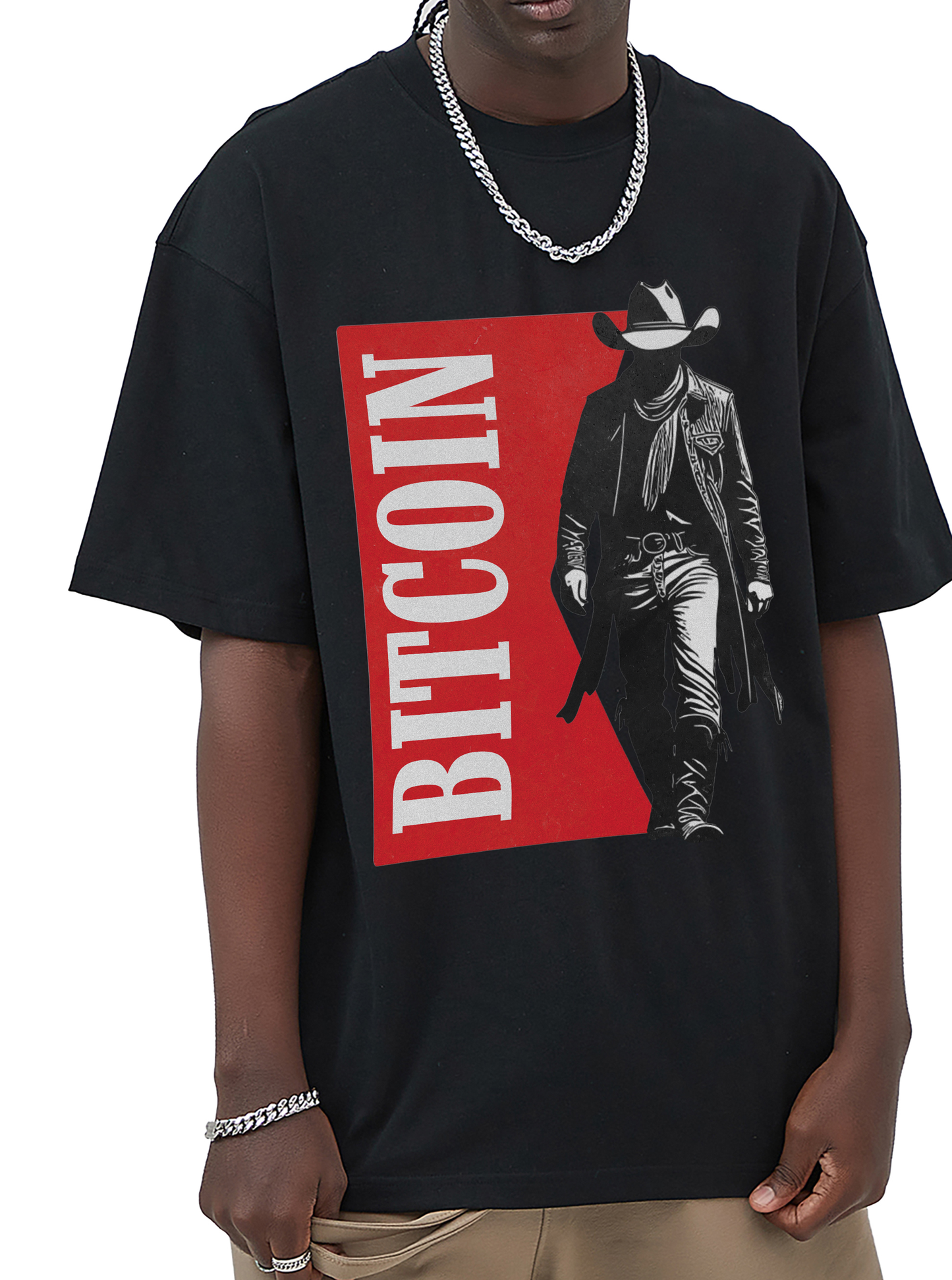 BITCOIN Cowboy Graphic Tee
