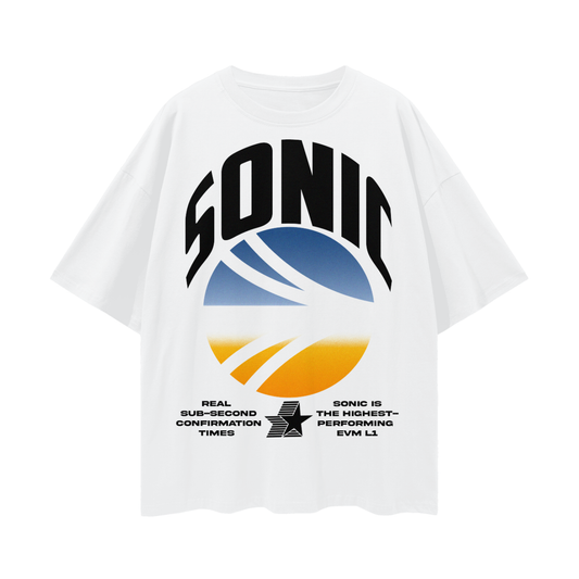 sonic,$S,Oversize,Drop Shoulder Tee,Loose,Oversized,T-Shirt,T-Shirts