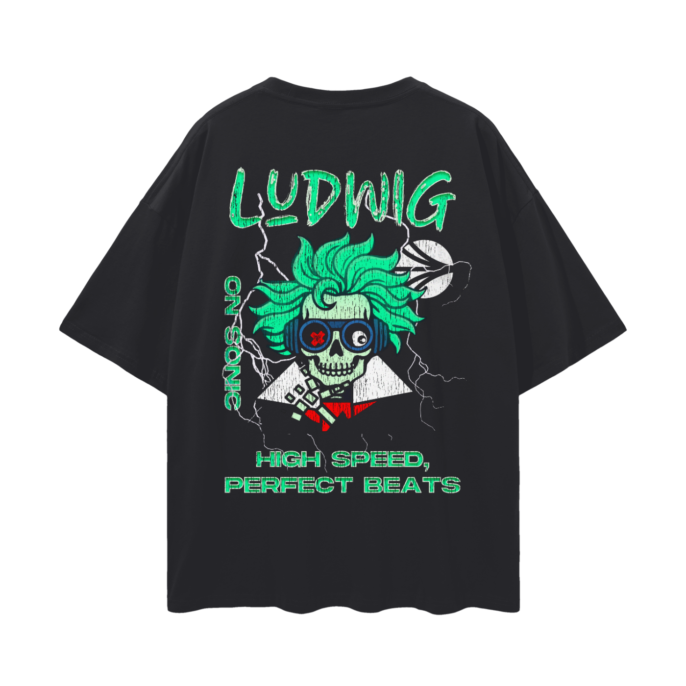 LUDWIG,$LUDWIG,STREETWEAR,Graphic Tee,T-Shirts,T-Shirt,Drop Shoulder Tee