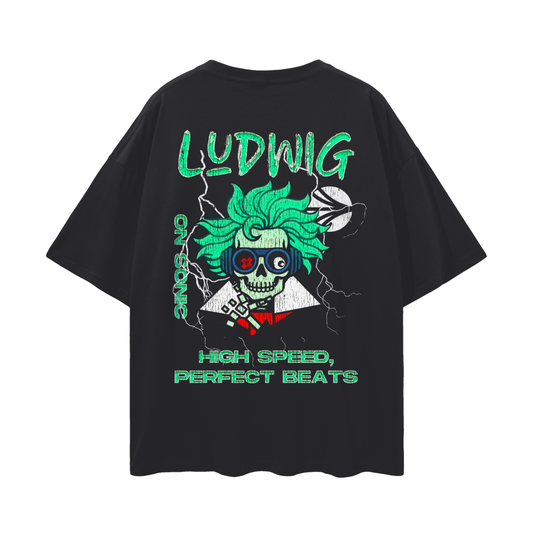 LUDWIG,$LUDWIG,STREETWEAR,Graphic Tee,T-Shirts,T-Shirt,Drop Shoulder Tee