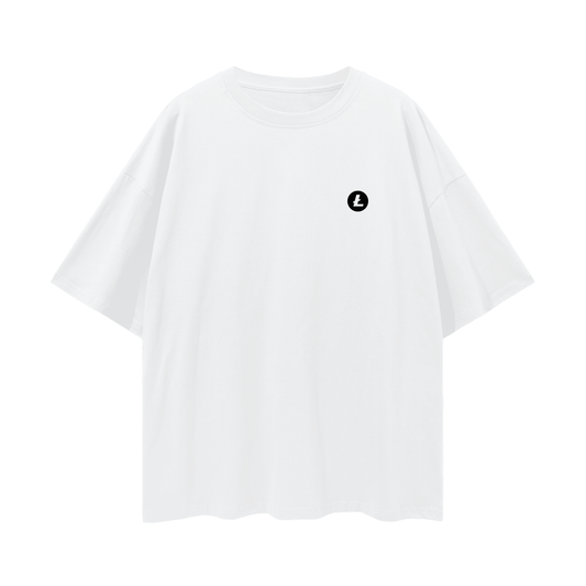 LTC,Litecoin,Drop Shoulder Tee,Deep Drop Shoulder Tee,Oversize,$LTC
