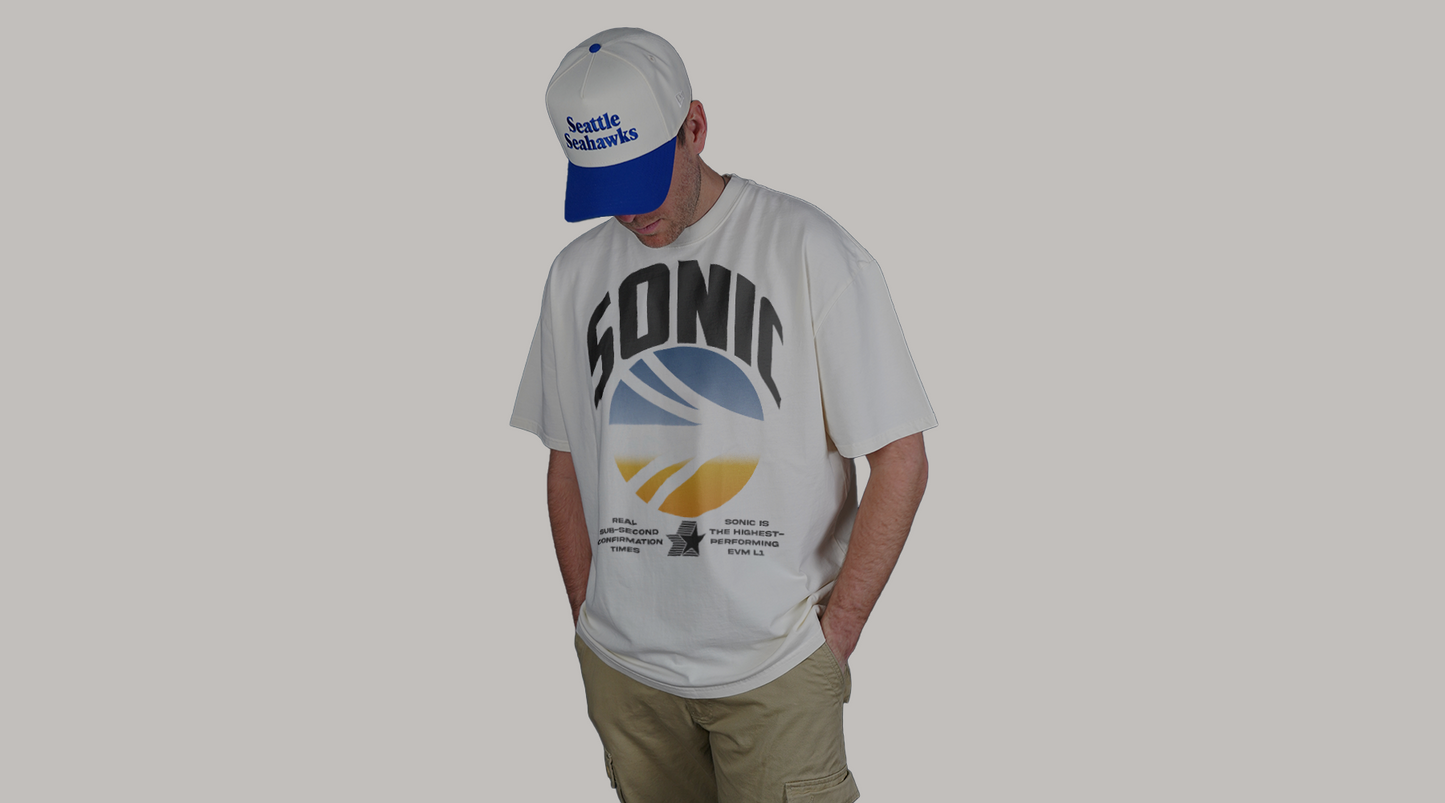 SONIC Oversize Drop Shoulder Tee